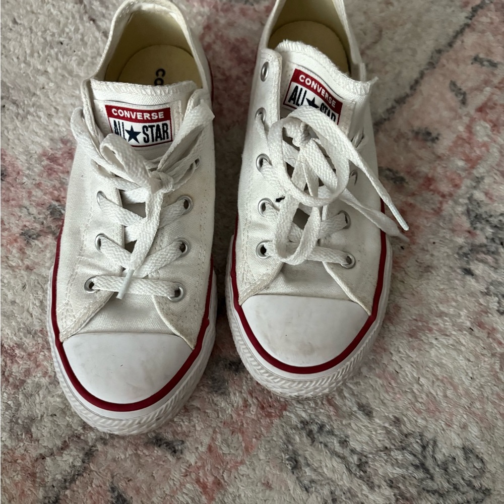 Converse Kids White Sneakers